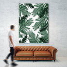 Tropical Banana Leaves Pattern #3 #tropical #decor #art by Anita & Bella Jantz on GIANT ART - green photo illustration