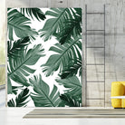 Tropical Banana Leaves Pattern #3 #tropical #decor #art by Anita & Bella Jantz on GIANT ART - green photo illustration