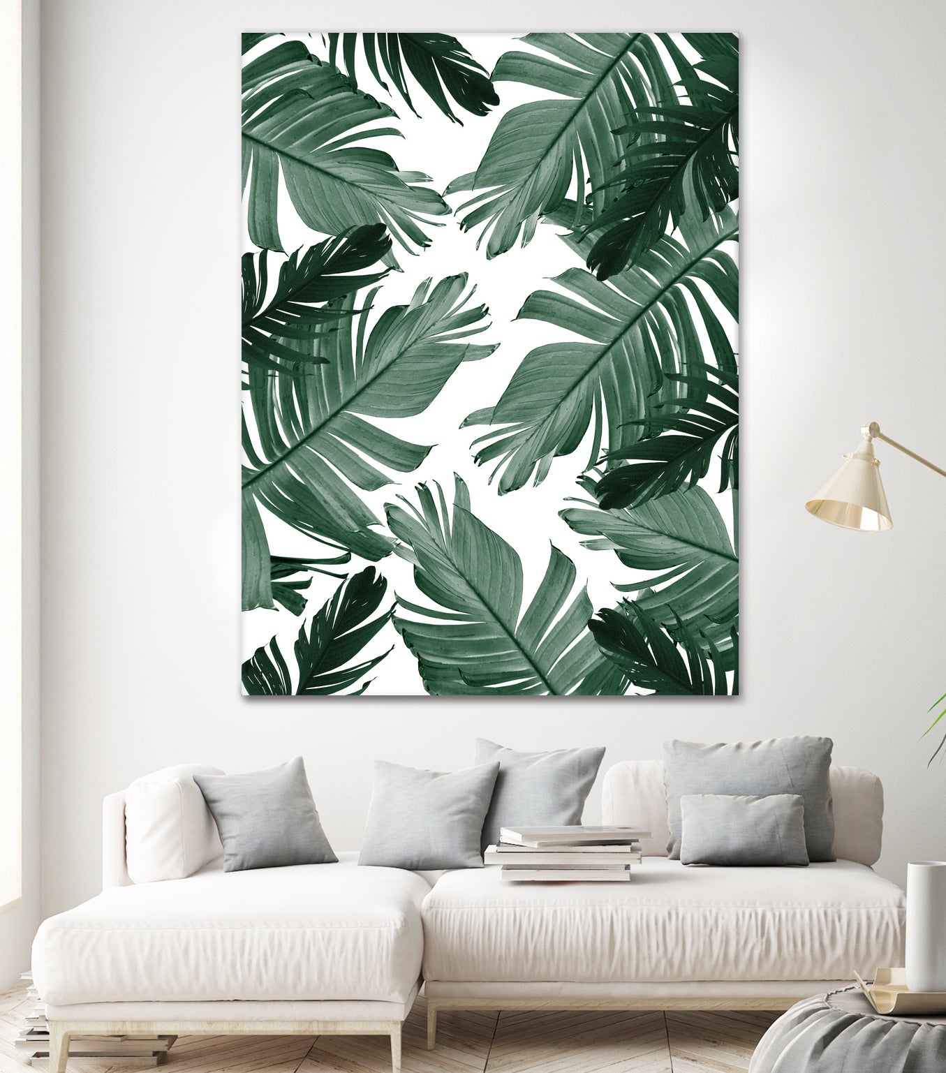 Tropical Banana Leaves Pattern #3 #tropical #decor #art by Anita & Bella Jantz on GIANT ART - green photo illustration