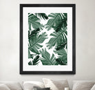 Tropical Banana Leaves Pattern #3 #tropical #decor #art by Anita & Bella Jantz on GIANT ART - green photo illustration