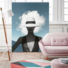 Beauty and the cloud ... by Menelaos Trompoukis on GIANT ART - blue digital painting