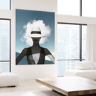 Beauty and the cloud ... by Menelaos Trompoukis on GIANT ART - blue digital painting