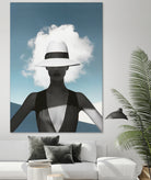 Beauty and the cloud ... by Menelaos Trompoukis on GIANT ART - blue digital painting