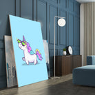 Fabulous Unicorn by Ana Villanueva on GIANT ART - blue character design