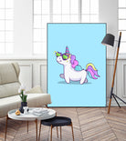 Fabulous Unicorn by Ana Villanueva on GIANT ART - blue character design