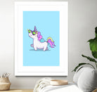 Fabulous Unicorn by Ana Villanueva on GIANT ART - blue character design