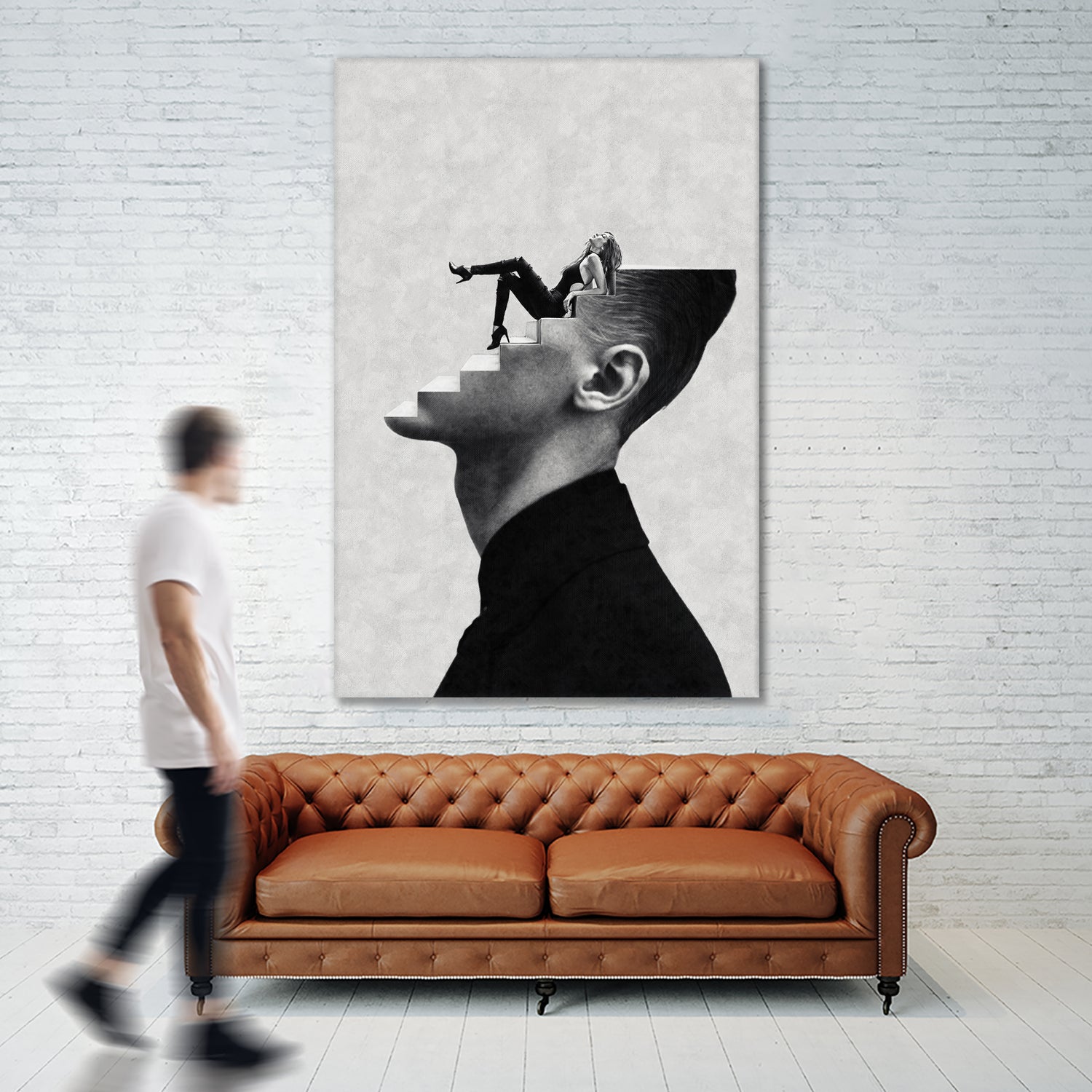 IT'S A WOMAN'S WORLD by Menelaos Trompoukis on GIANT ART - gray digital painting