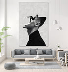 IT'S A WOMAN'S WORLD by Menelaos Trompoukis on GIANT ART - gray digital painting