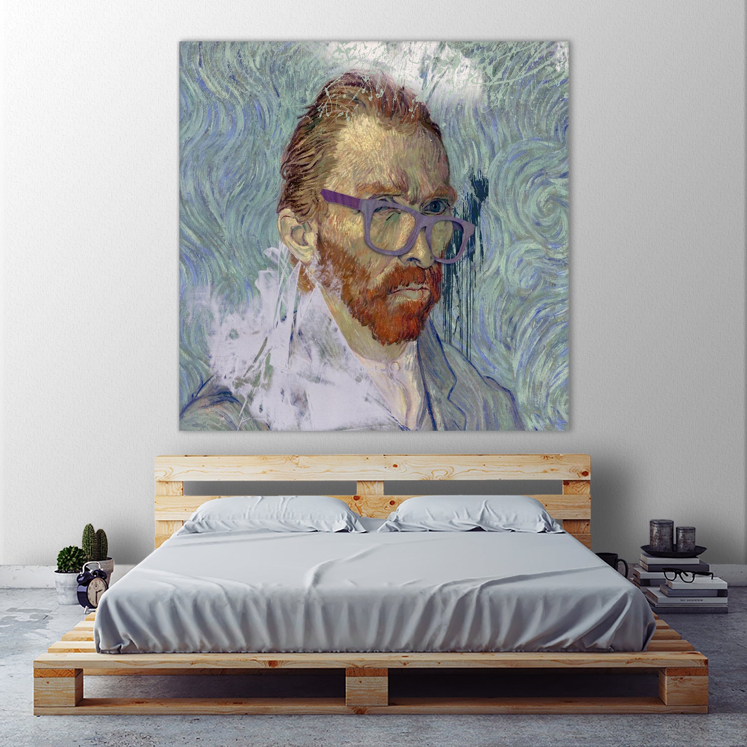 Vincent by José Luis Guerrero on GIANT ART - blue photo manipulation