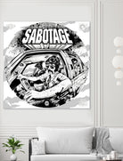 Sabotage by Nick Beery on GIANT ART - black digital drawing