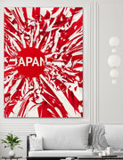 Japan by Danny Jardim on GIANT ART - red digital painting