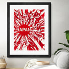 Japan by Danny Jardim on GIANT ART - red digital painting