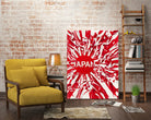 Japan by Danny Jardim on GIANT ART - red digital painting