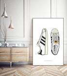 Adidas Superstar80s by Herinson Alvarez on GIANT ART - white digital drawing