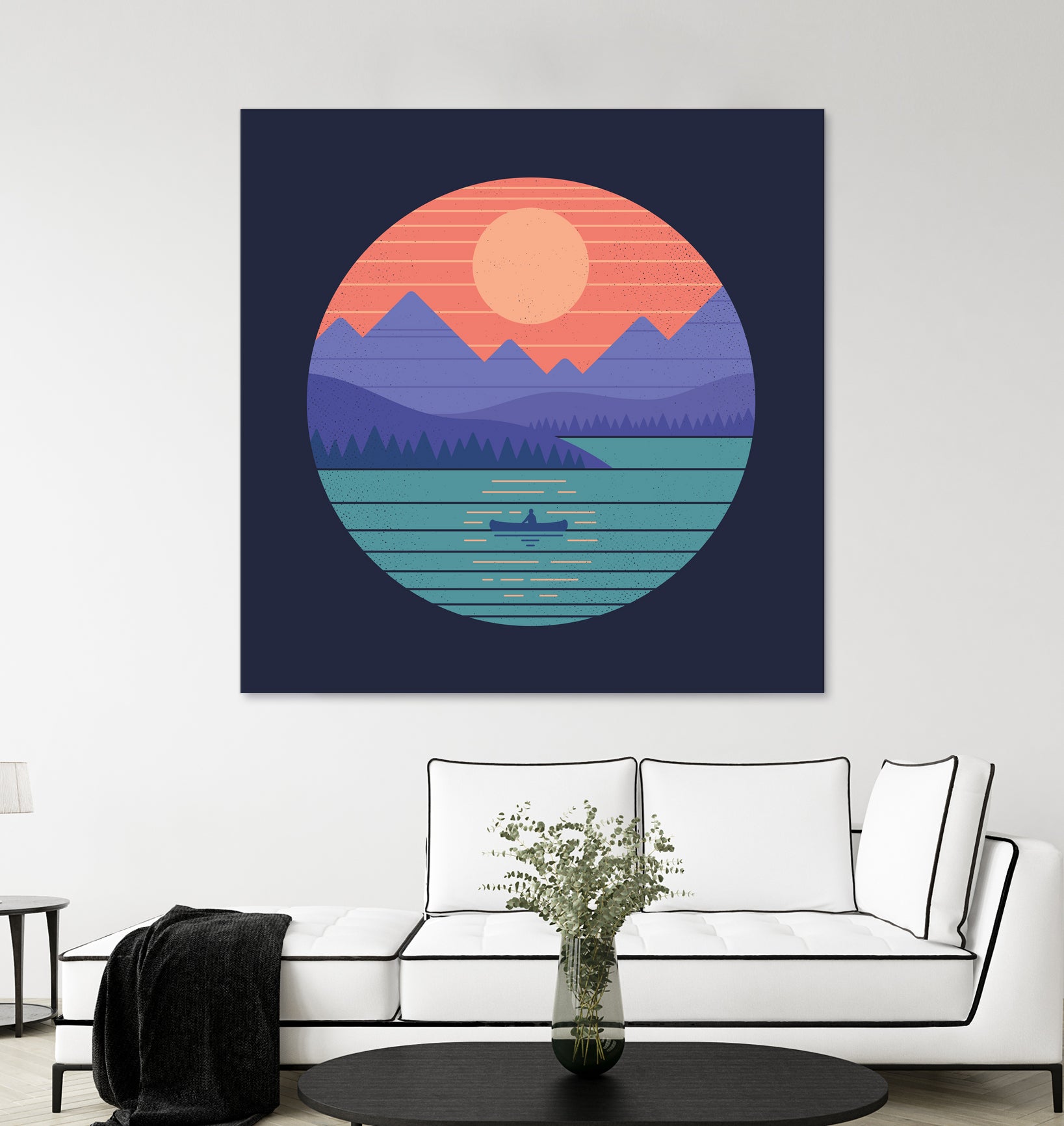 Peaceful Reflection by Rick Crane on GIANT ART - fuchsia digital drawing