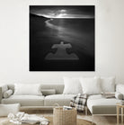 Beach Puzzle by Dariusz Klimczak on GIANT ART - black photo illustration