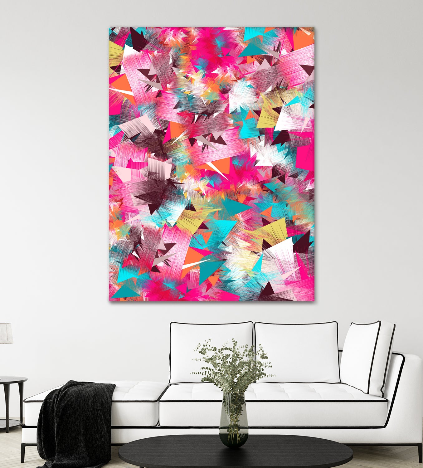 Colorful Place by Danny Jardim on GIANT ART - pink digital painting