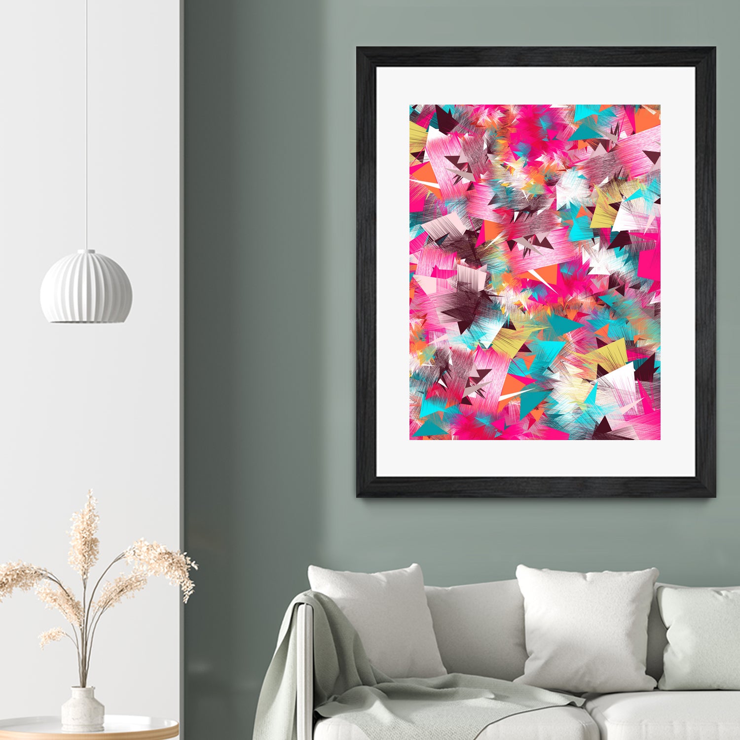 Colorful Place by Danny Jardim on GIANT ART - pink digital painting