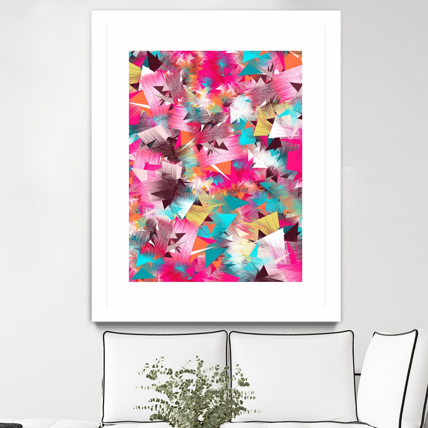 Colorful Place by Danny Jardim on GIANT ART - pink digital painting