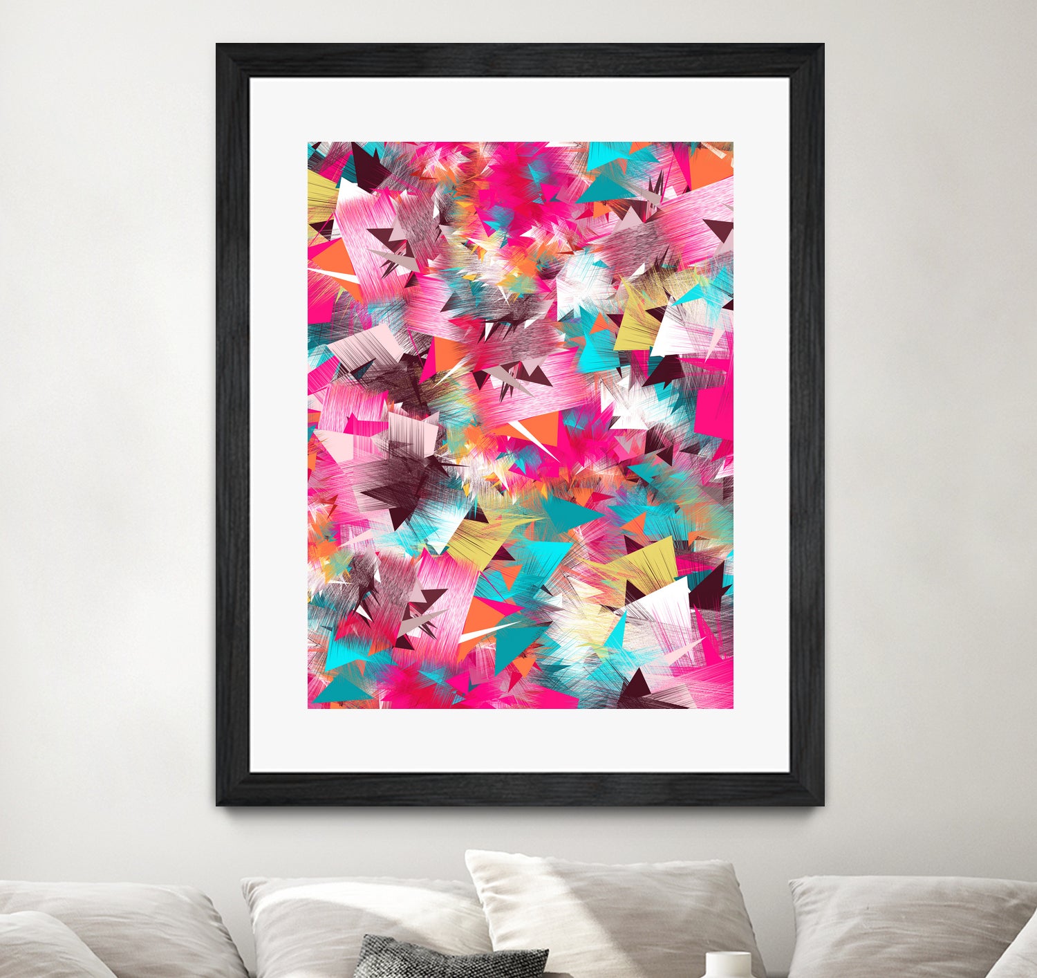 Colorful Place by Danny Jardim on GIANT ART - pink digital painting