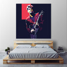 john mayer by fajar gunawan on GIANT ART - red photo illustration