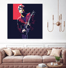 john mayer by fajar gunawan on GIANT ART - red photo illustration