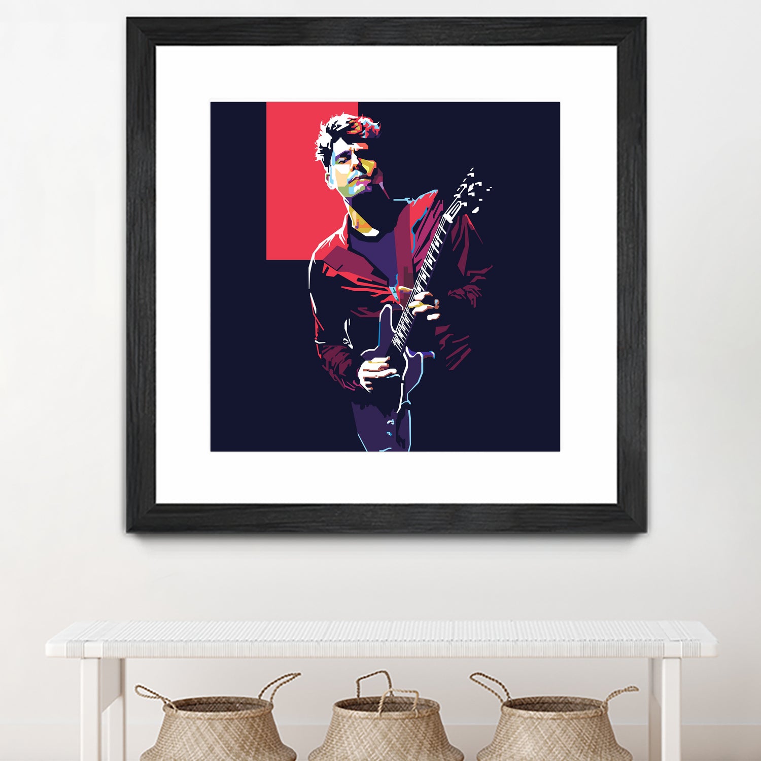 john mayer by fajar gunawan on GIANT ART - red photo illustration