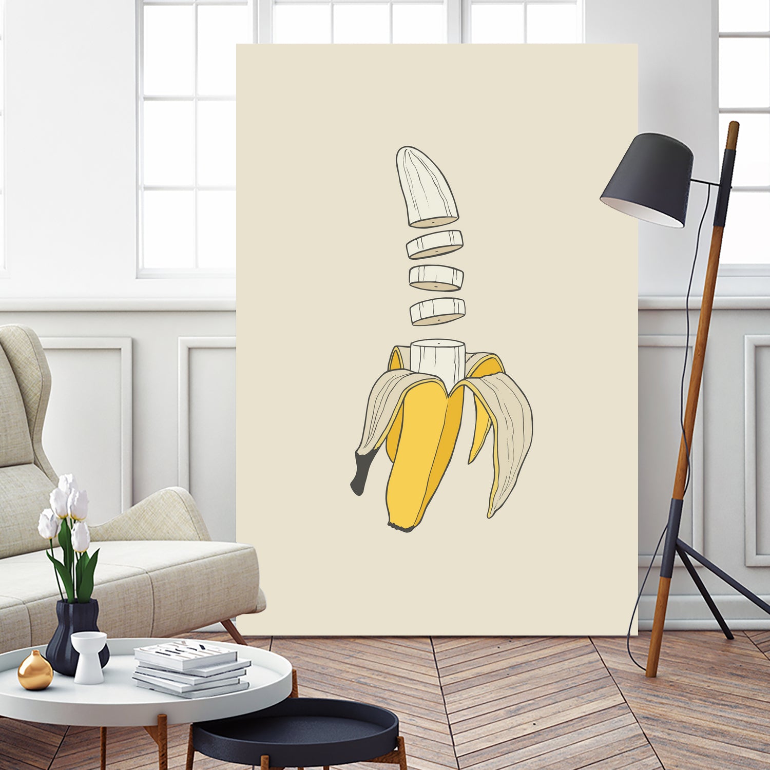 Banana Split (wordless) by Rob Snow on GIANT ART - yellow digital drawing