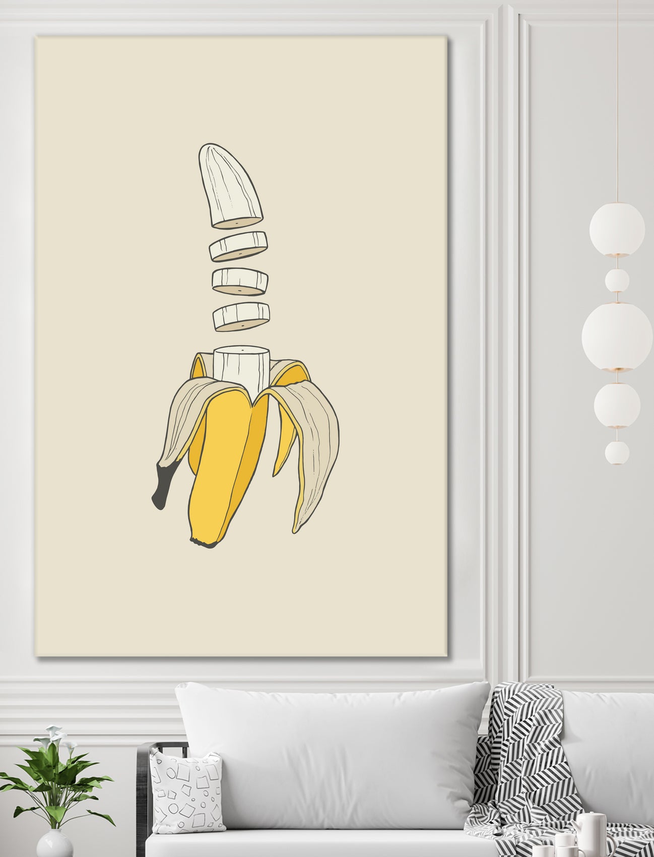 Banana Split (wordless) by Rob Snow on GIANT ART - yellow digital drawing