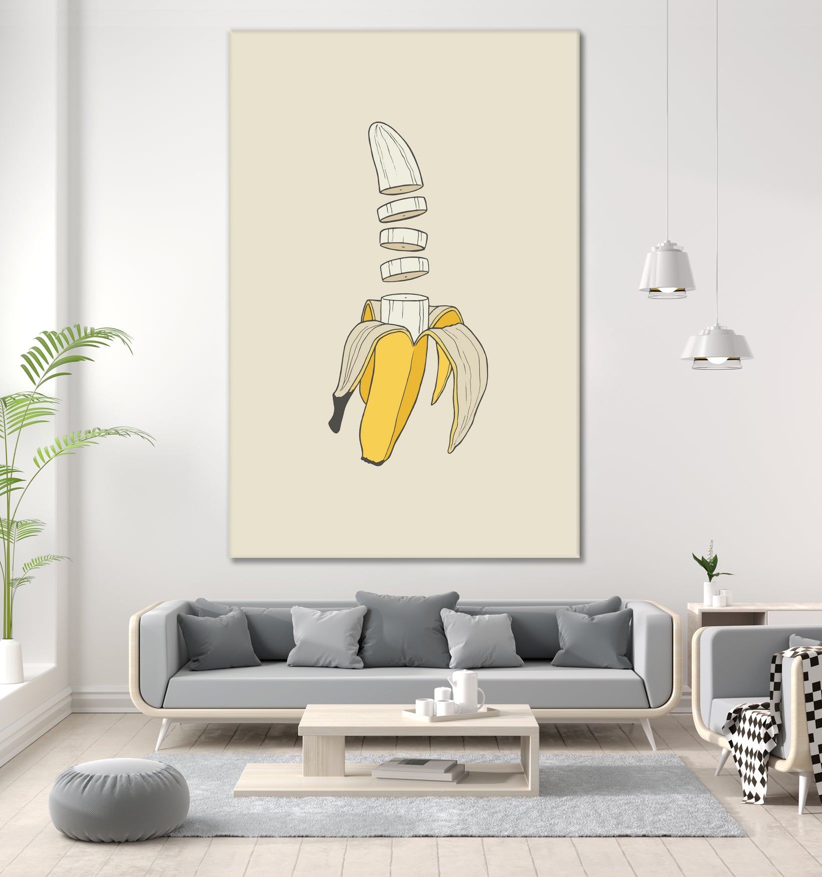 Banana Split (wordless) by Rob Snow on GIANT ART - yellow digital drawing