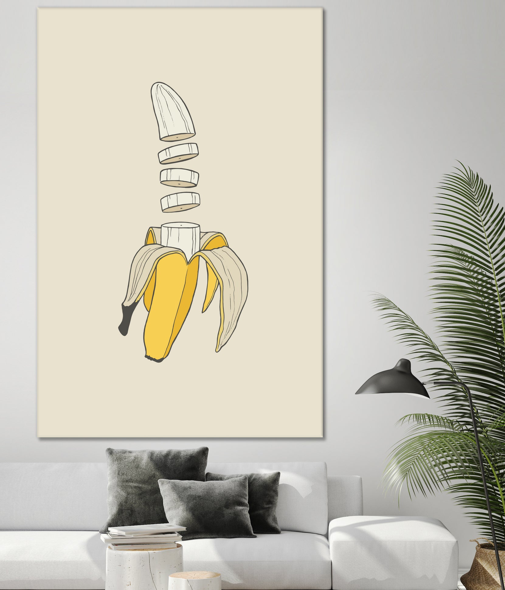 Banana Split (wordless) by Rob Snow on GIANT ART - yellow digital drawing