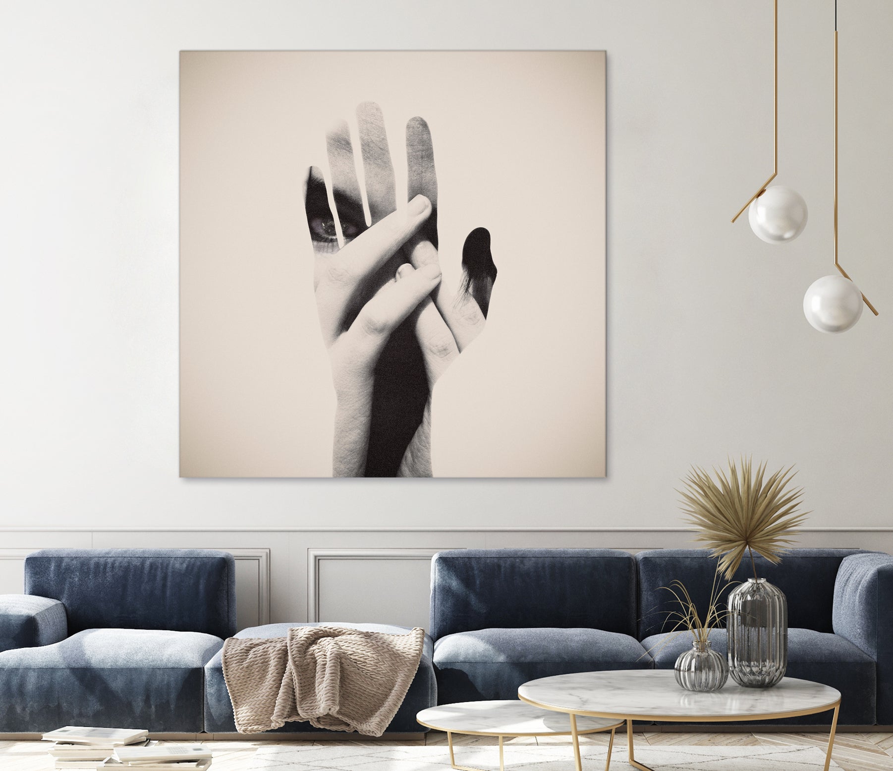 Hideaway Hands by Dan Mountford on GIANT ART - photo illustration