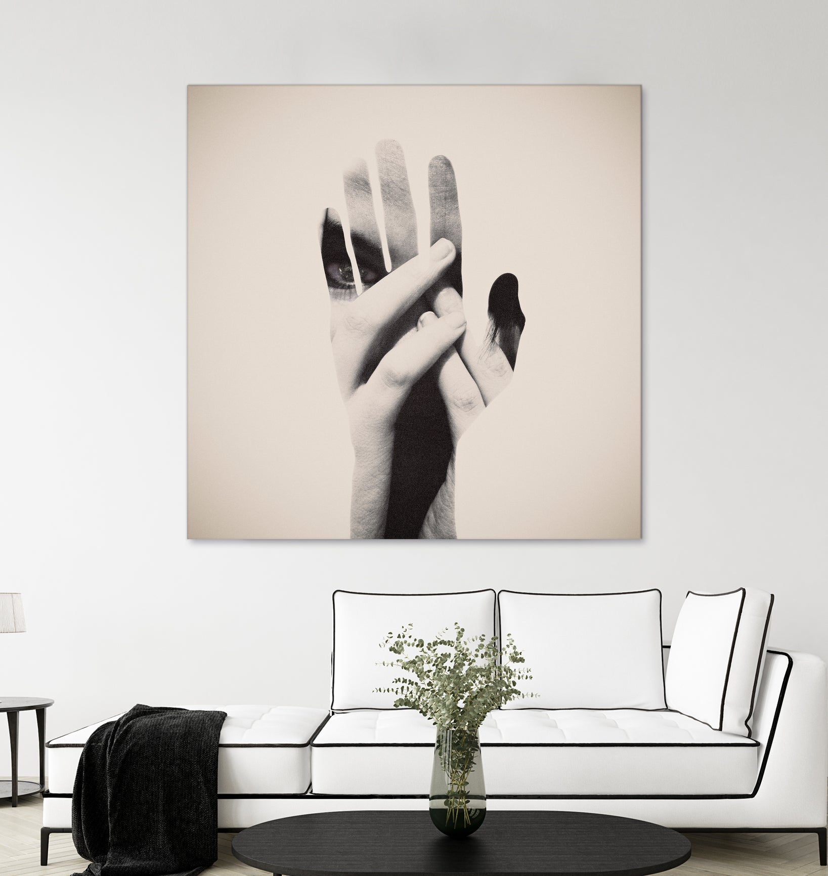 Hideaway Hands by Dan Mountford on GIANT ART - photo illustration