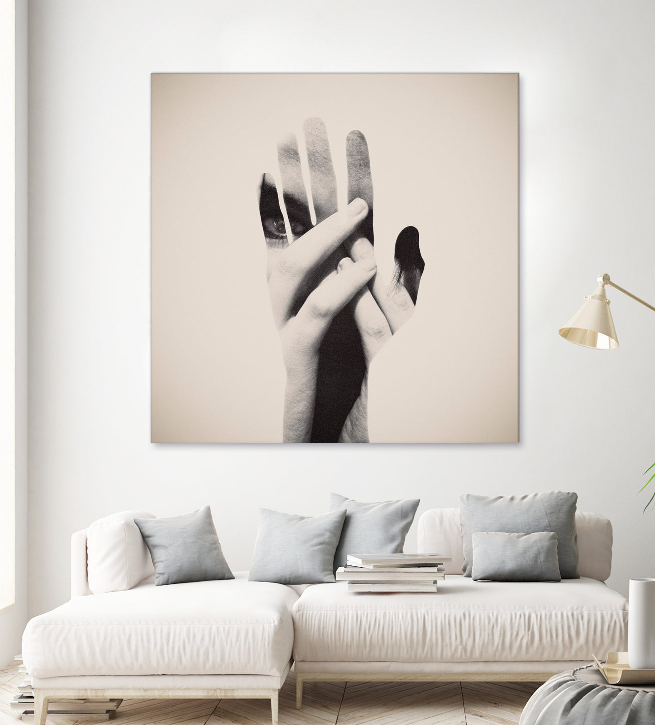 Hideaway Hands by Dan Mountford on GIANT ART - photo illustration