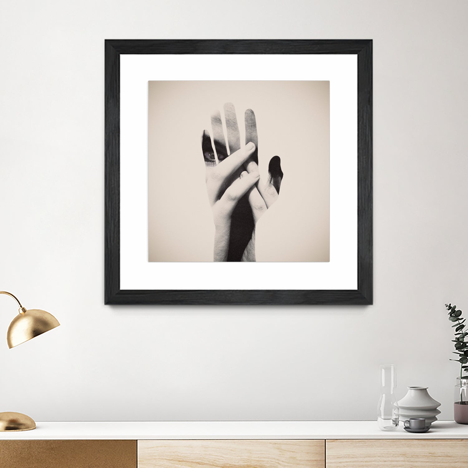 Hideaway Hands by Dan Mountford on GIANT ART - photo illustration