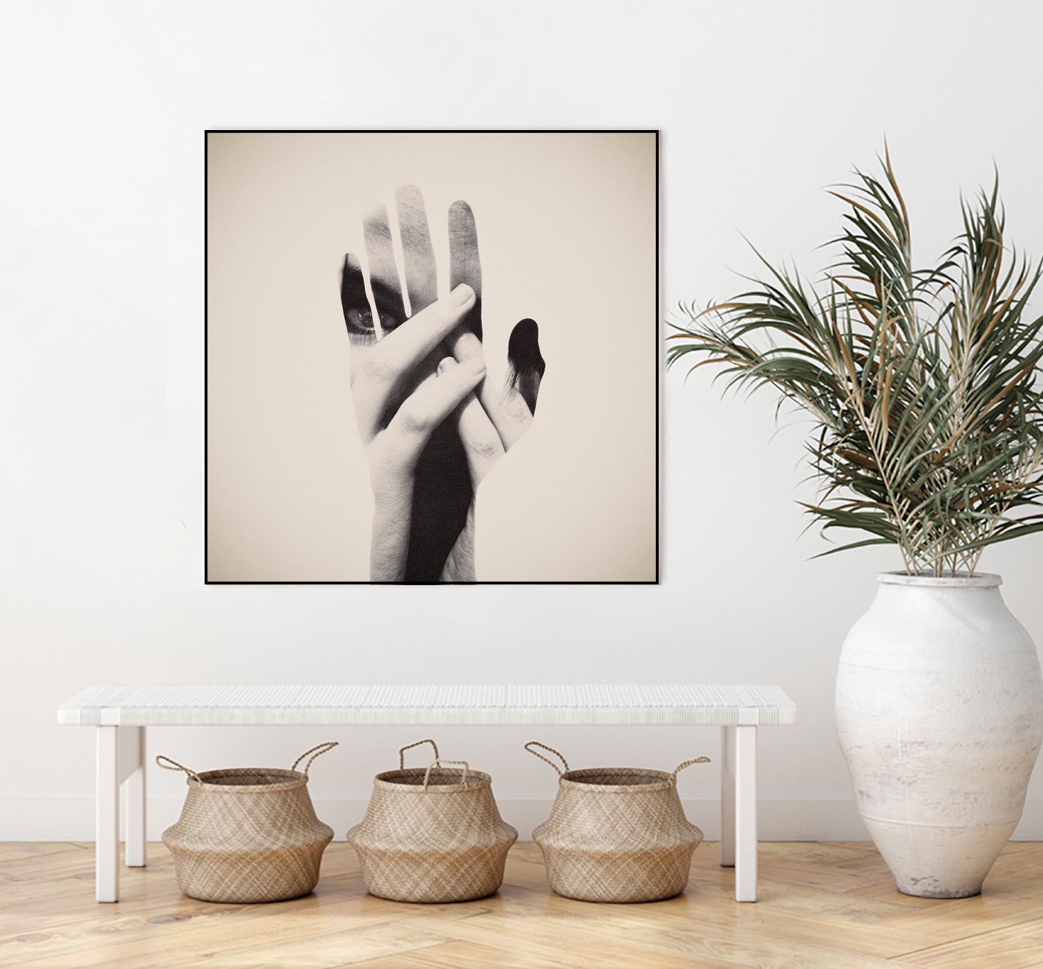 Hideaway Hands by Dan Mountford on GIANT ART - photo illustration