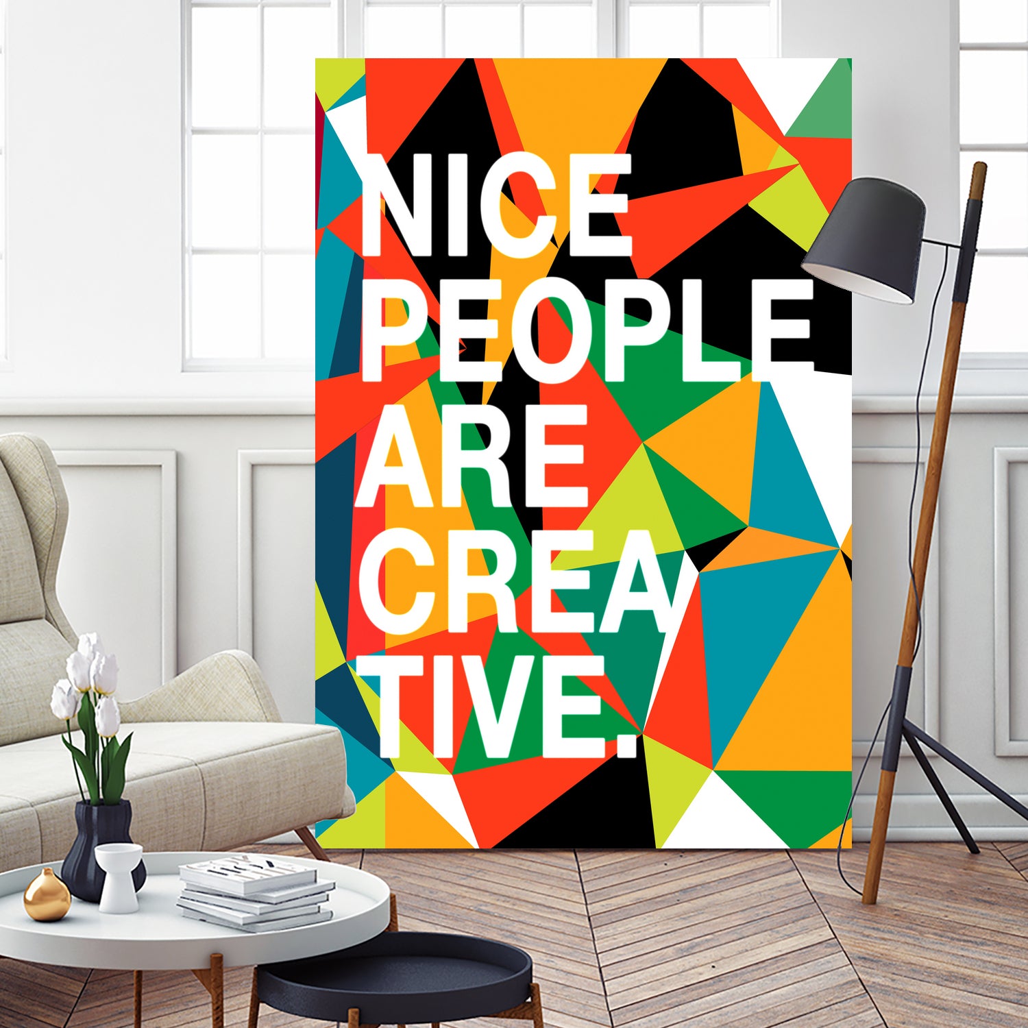 Nice People Are Creative by Danny Jardim on GIANT ART - typography