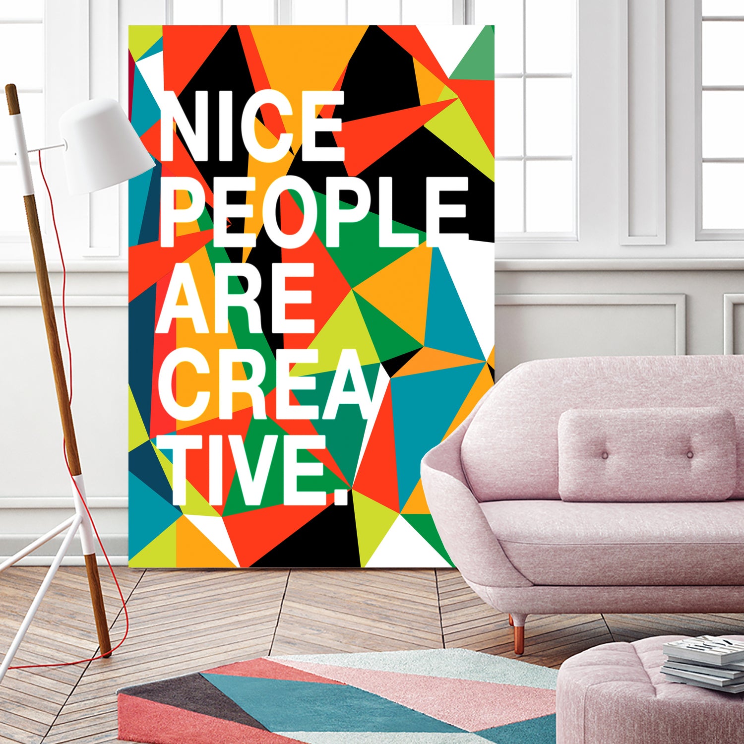 Nice People Are Creative by Danny Jardim on GIANT ART - typography