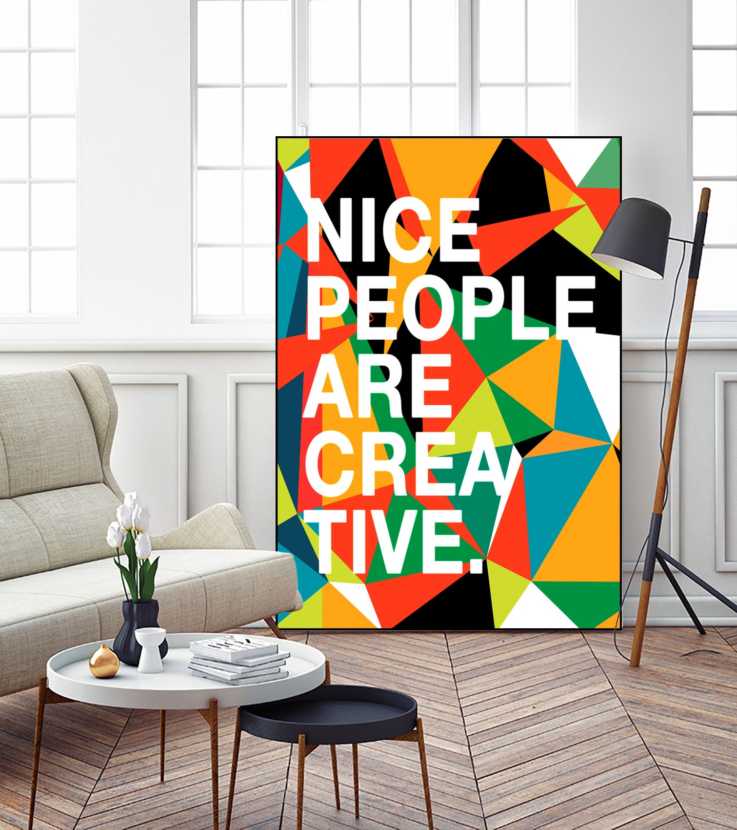 Nice People Are Creative by Danny Jardim on GIANT ART - typography