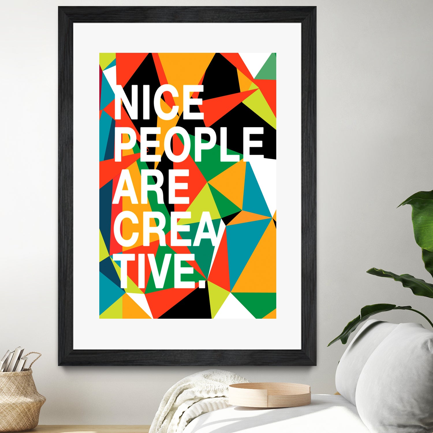 Nice People Are Creative by Danny Jardim on GIANT ART - typography