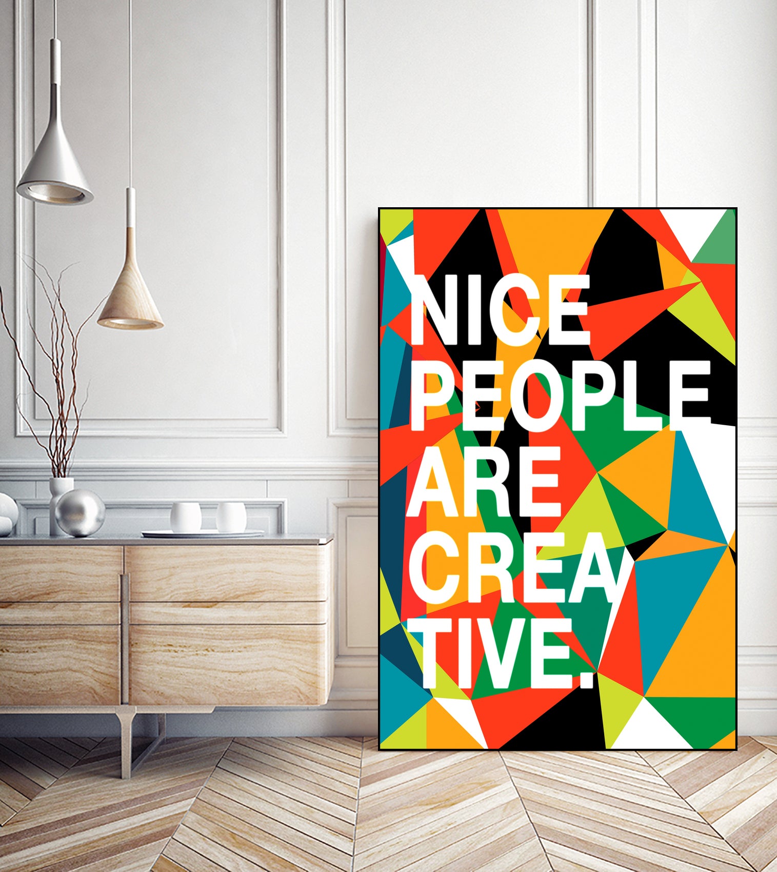 Nice People Are Creative by Danny Jardim on GIANT ART - typography