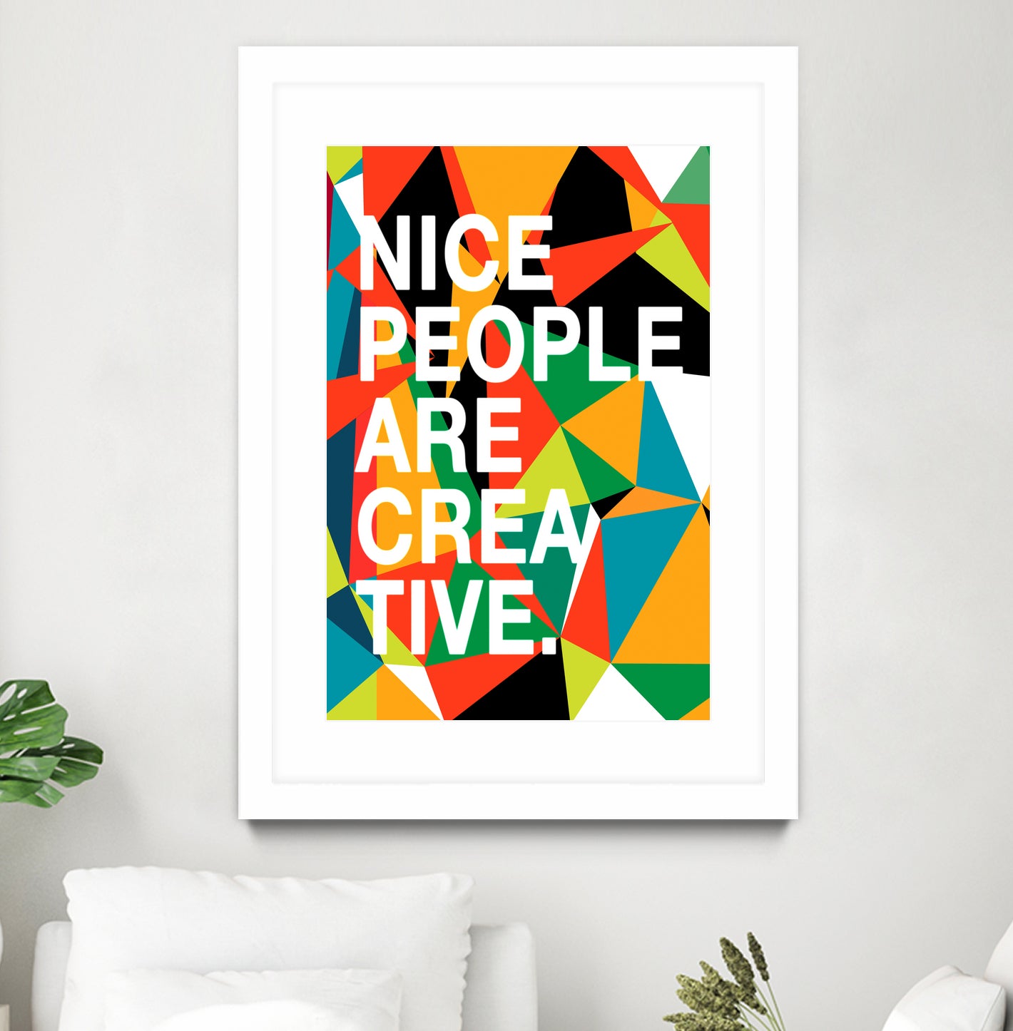 Nice People Are Creative by Danny Jardim on GIANT ART - typography