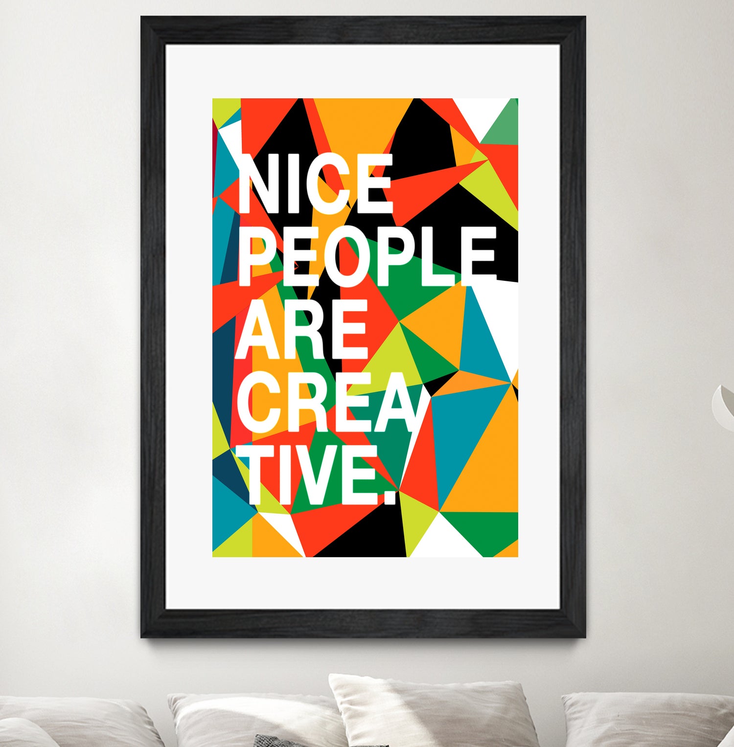 Nice People Are Creative by Danny Jardim on GIANT ART - typography