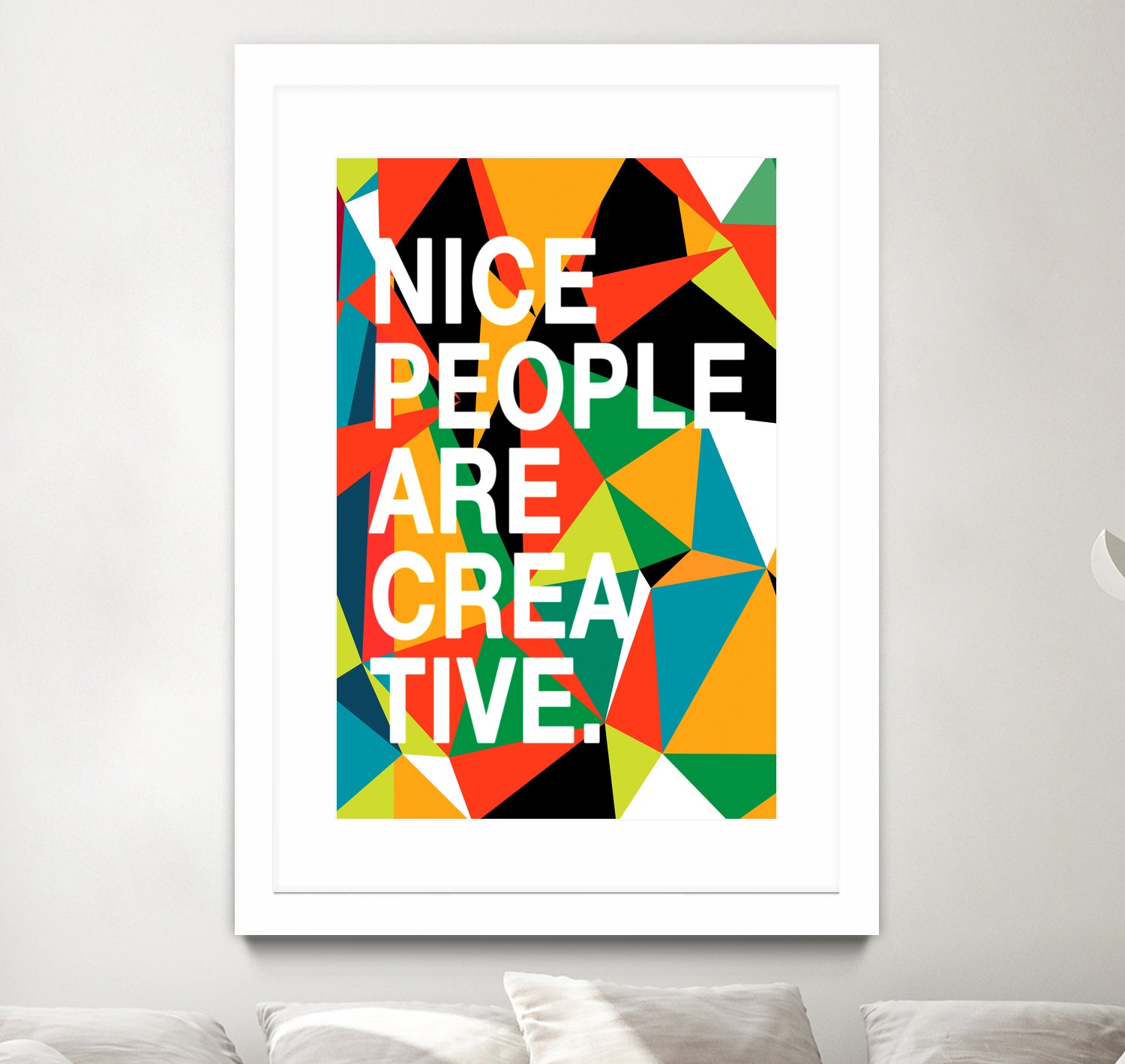 Nice People Are Creative by Danny Jardim on GIANT ART - typography