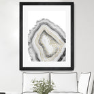 White Agate Gold Foil Glam #1 #gem #decor #art by Anita & Bella Jantz on GIANT ART - gray photo illustration