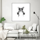 Censored dog by Solti Balázs on GIANT ART - white digital drawing