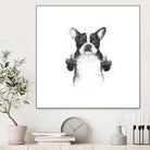 Censored dog by Solti Balázs on GIANT ART - white digital drawing