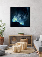 spaces XVIII - at night by Dirk Wüstenhagen on GIANT ART - blue digital painting