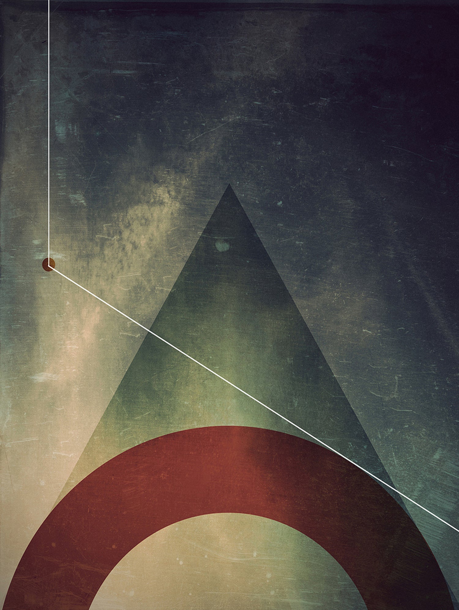 triangle half circle by Danny Jardim on GIANT ART - digital drawing