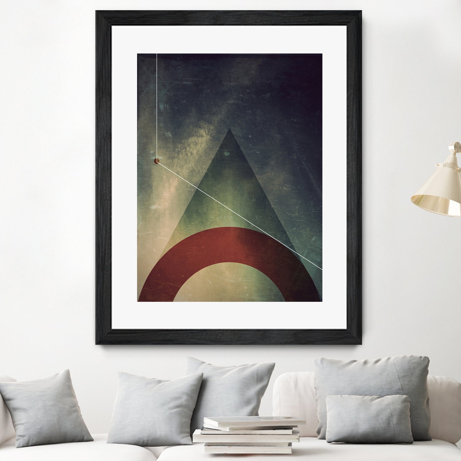 triangle half circle by Danny Jardim on GIANT ART - digital drawing